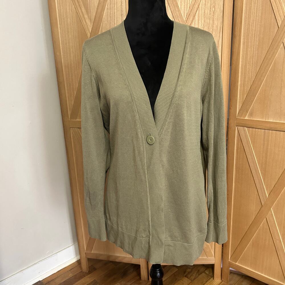 Olive Green Cardigan